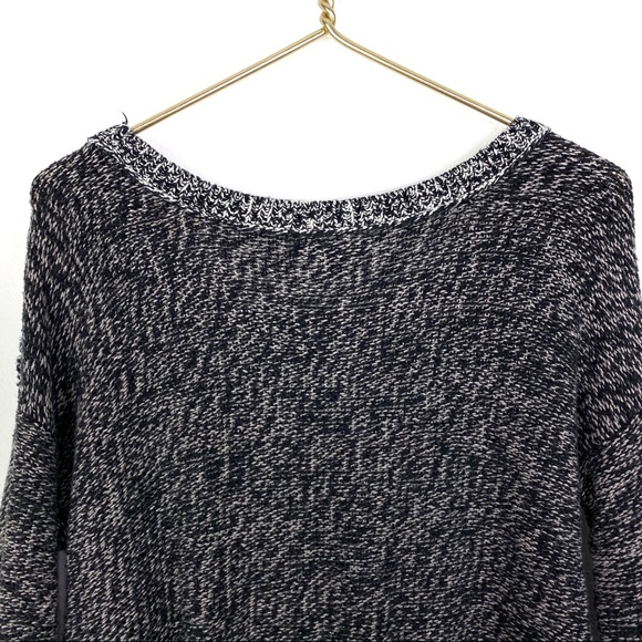 American Eagle Cable Knit Contrast Marled Sweater - Picture 6 of 6